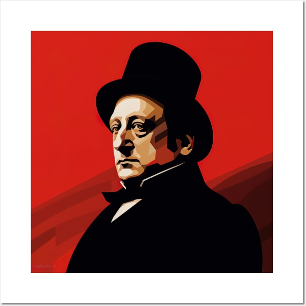 Gioachino Rossini Wall Art by ComicsFactory